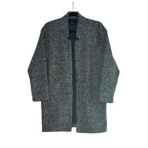 Forever 21 heathered gray open front cardigan coat size Small